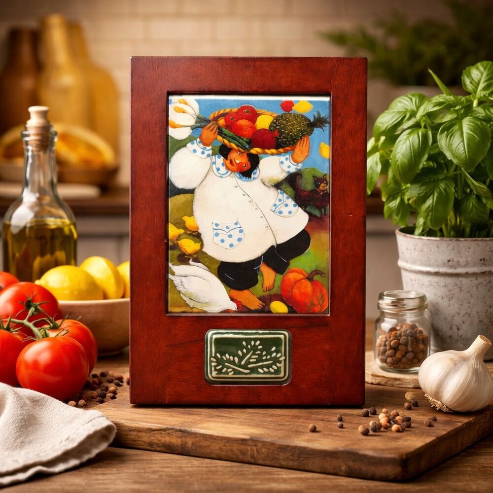 Rare Woods Framed Artwork – Burnes of Boston – 10.5” x 7”